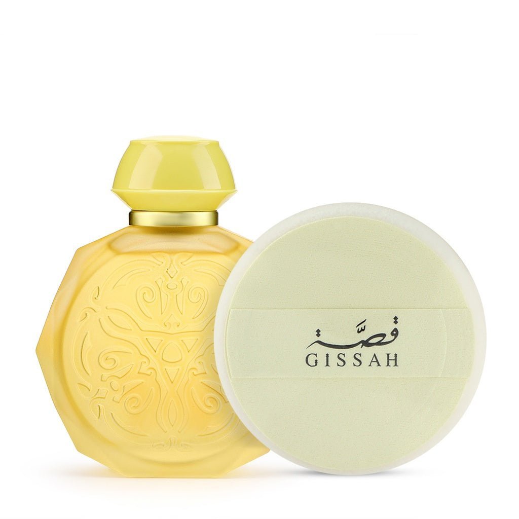 G00172_SolarSet-EDP_Powder.jpg Gissah Solar Musk Set 60ml EDP and 10g Scented Body Powder – Image 1